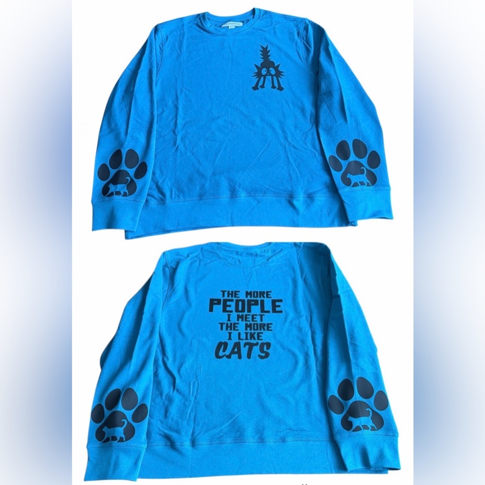 The More People I Meet, The More I Like Cats Custom Made Sweatshirt - All Sizes